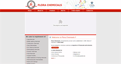 Desktop Screenshot of florachemicals.com